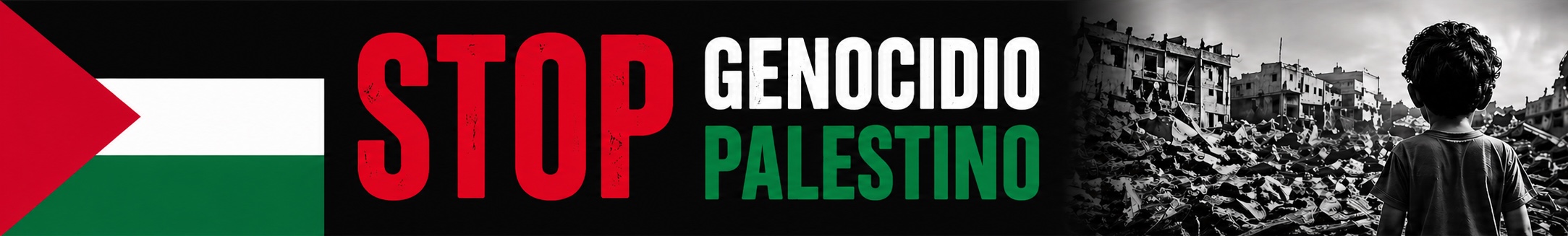 Stop genocidio palestino